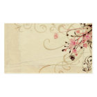 Vintage Flores Cartão de visita