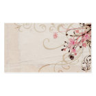 Vintage Flores Cartão de visita