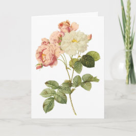 Vintage Flowers cartão de saudação personalizado 2