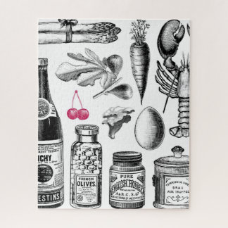 Vintage Foodie Quebra-cabeça