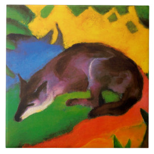 Vintage Franz Marc Blue Fox