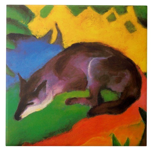 Vintage Franz Marc Blue Fox (Frente)