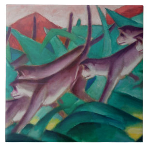 Vintage Franz Marc Monkey Frieze