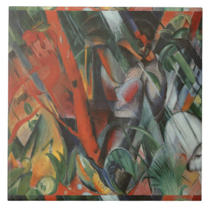 Vintage Franz Marc Na Chuva