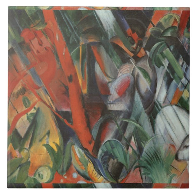 Vintage Franz Marc Na Chuva (Frente)