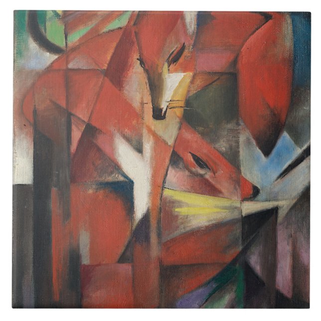 Vintage Franz Marc The Foxes (Frente)