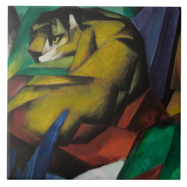 Vintage Franz Marc The Tiger (Frente)