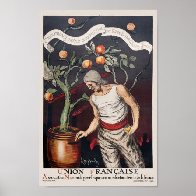 Vintage French Advertisement Poster (Frente)