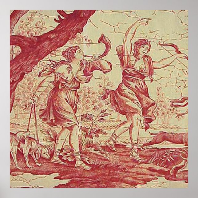 Vintage French Country Art Impressão (Frente)