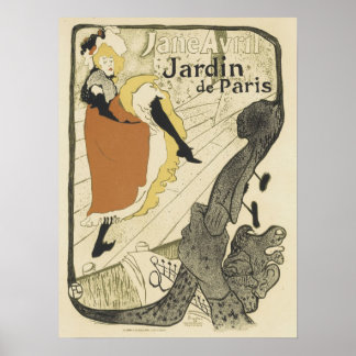 Vintage French Posters - Jardin de Paris