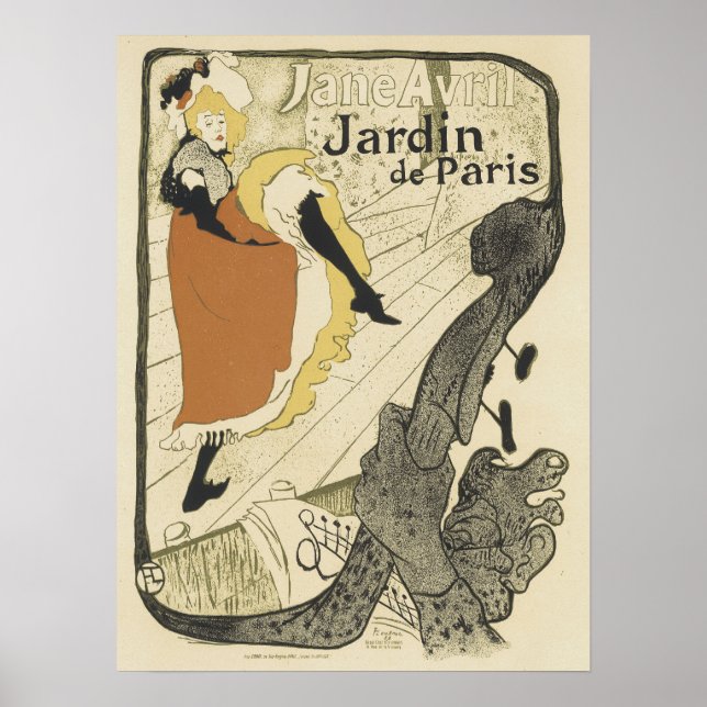 Vintage French Posters - Jardin de Paris (Frente)