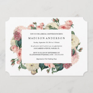 Vintage Garden   Convite Para Casamento