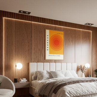 Vintage Geometric Art Poster | Mid-Century Modern