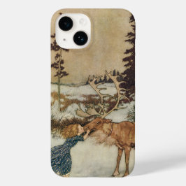 Vintage Gerda e o Reindeer de Edmund Dulac
