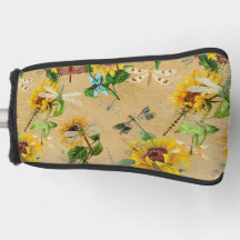 Vintage Girassóis e Dragões