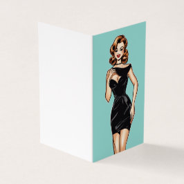 Vintage Glamor LBD Pequeno Vazio Preto