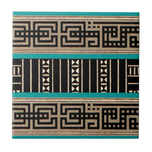 Vintage gráfico do teste padrão tribal geométri