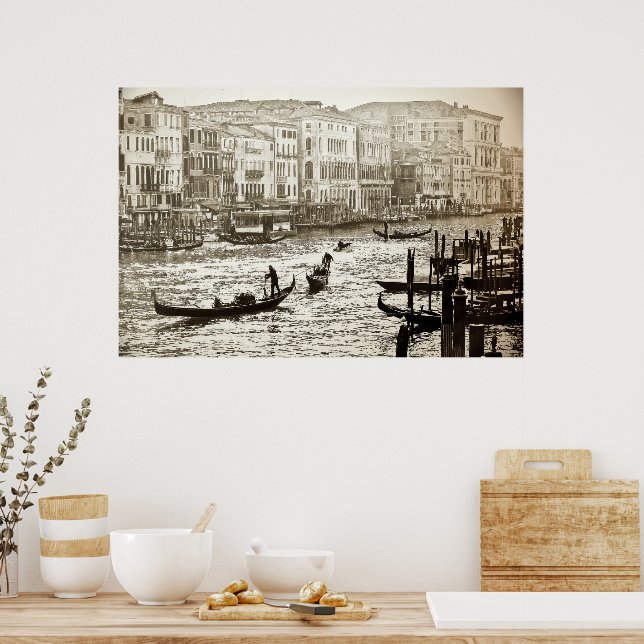 VINTAGE GRAND CANAL Poster (Cozinha)