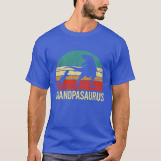 Vintage Grandpasaurus Camisas de Aniversário T Rex