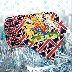 Vintage, Gravatas do Reino Unido, moda, bandeira b