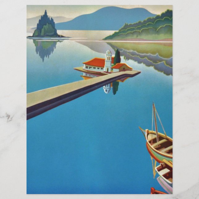 Vintage Grécia - Ilha de Corfu (Frente)