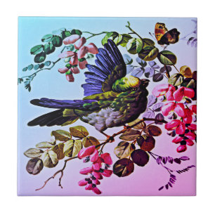 Vintage Green Bird Illustration de L. Toque e Co  