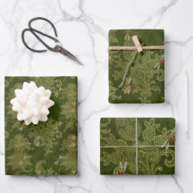 Vintage Green Dragonflies