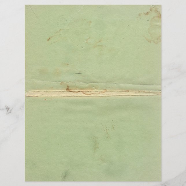 Vintage Green Paper Letthead (Frente)