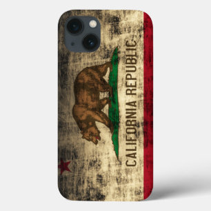 Vintage Grunge California Flag