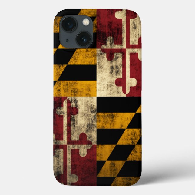 Vintage Grunge Flag de Maryland (Verso)