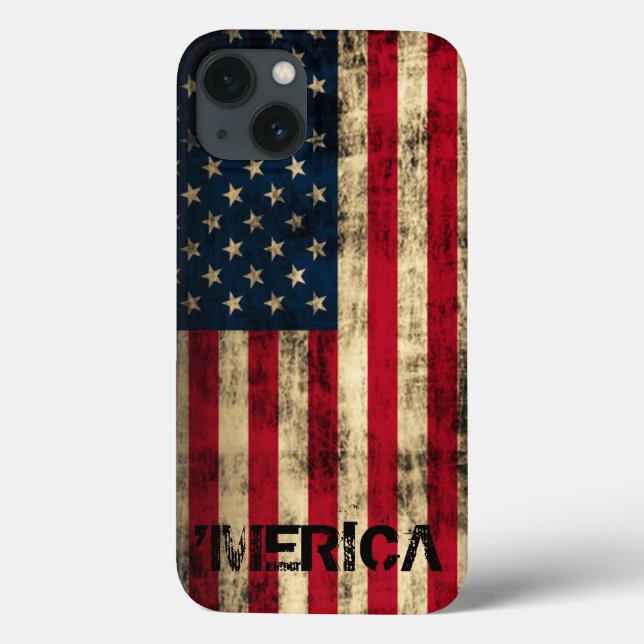 Vintage Grunge Personalizado 'Bandeira Merica (Verso)