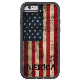 Vintage Grunge Personalizado 'Bandeira Merica