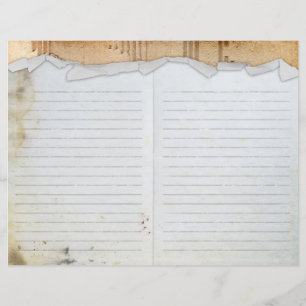 Vintage Grunge Torn Edge Scrapbook Paper
