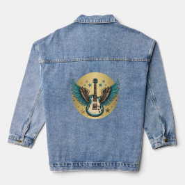 Vintage Guitar Denim Jaqueta