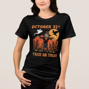 Vintage Halloween 31 de outubro Trick ou Treat Sca