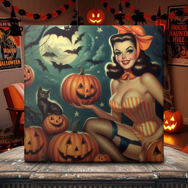 Vintage Halloween Pin Up (Criador carregado)