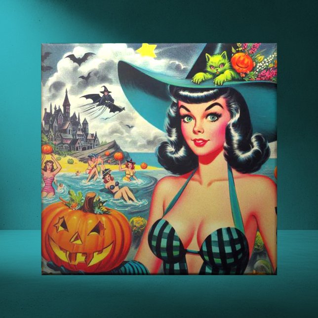 Vintage Halloween Pin-up (Criador carregado)