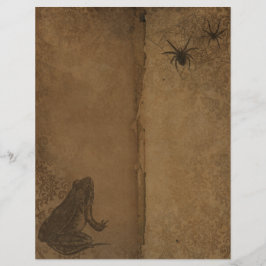 Vintage Halloween Scrapbook Paper