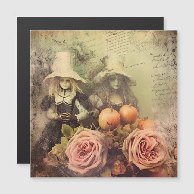 Vintage Halloween Witchcraft (1) (Frente/Verso)