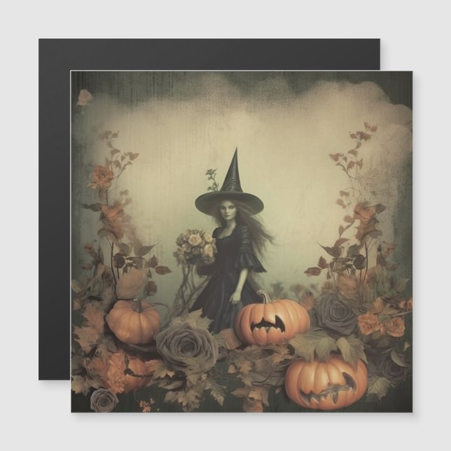 Vintage Halloween Witchcraft (3) (Frente/Verso)