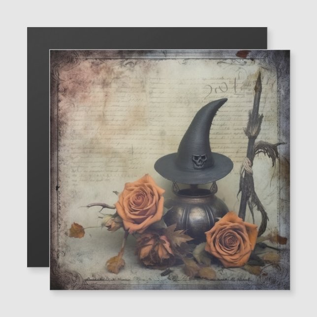 Vintage Halloween Witchcraft (8) (Frente/Verso)