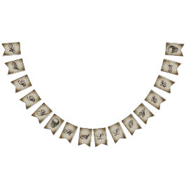 Vintage Happy Halloween - Bandeira de Bandeira de