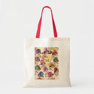 Vintage Hats bolsas Monogramas Personalizadas