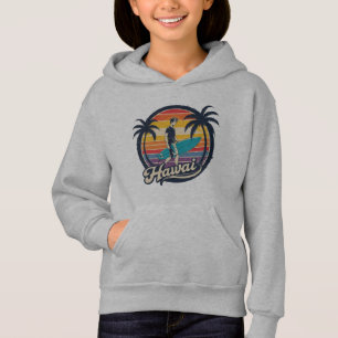 Vintage Hawaii Surfing Retro Sunset Aestético