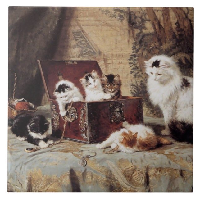 Vintage Henriette Ronner-Knip Fond de Jewelry (Frente)