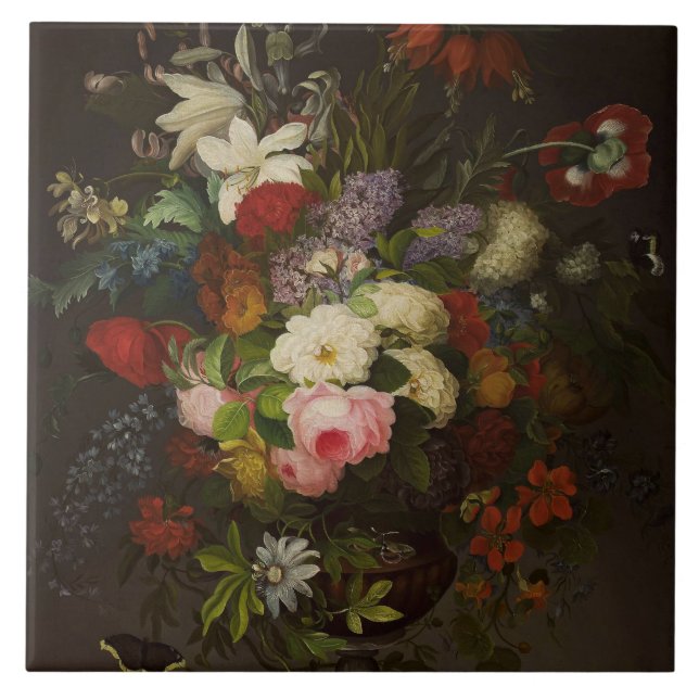 Vintage Henryka Beyer Flowers (Frente)