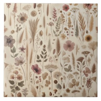 Vintage Herbarium Pressed Flower Botanical