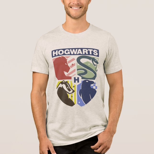 Vintage HOGWARTS™ Stamped Crest (Frente)