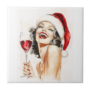 Vintage Holiday Cheer in Watercolor