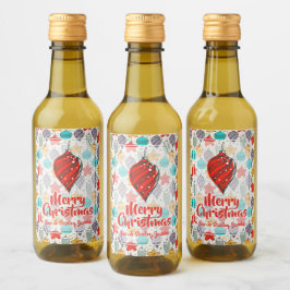 Vintage Holiday Natal Ornaes Mini